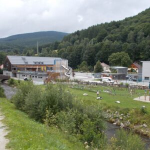 Bikepark Kouty und Tretroller